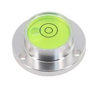Metal compacto para nivel de burbuja con varilla de fibra de carbono, medidor de burbujas de brida para alineación horizontal de precisión en básculas electrónicas, herramienta pequeña de 30 x 20 x 11