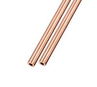 METALLIXITY Cobre Tubo (6 mm De X 1,5 mm Pared T X 300 mm L) 2 Uds, Tubería Recta - para Hogar Mobiliario, Maquinaria, Bricolaje Artesanía