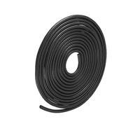 METALLIXITY Espuma Caucho Burlete (3mm Diámetro x 8m Largo) 1uds, EPDM Caucho Redondo Sello Tira - para Casa Reparación, Puerta, Negro