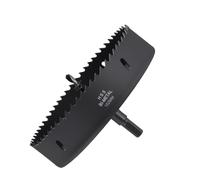 METALLIXITY Sierra Perforadora Bimetálica 152mm, M42 HSS Sierra Taladro con Llave Hexagonal, Punta Guía y Resorte para Taladrar, Chapa Metálica, Placas de Plástico y Tableros de PVC, Negro