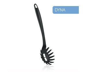 Metaltex, 25x15x5 cm basic cuchara de spaghetti, nailon, negro, multic