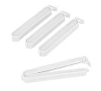 Metaltex – Juego de 4 pinzas cierrabolsas 295610, grandes 10 cm