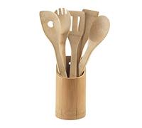 Metaltex 589725000 - Juego de utensilios de cocina (6 piezas, bambú)