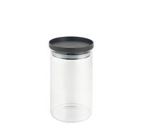 Metaltex Aroma Line - Tarro de cristal (1000 ml, resistente, hermético, apilable)