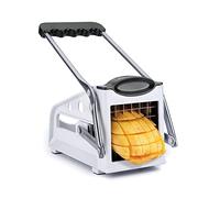 Metaltex Cortapatatas FRITEX. Cortador con Cuchillas de Acero Inoxidable. Cuerpo de Plástico ABS. Color Blanco.