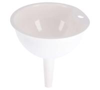 Metaltex Embudo PLÁSTICO Ø14 CMS, Blanco, Estandar