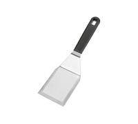 Metaltex, Estandar ESPÁTULA Plancha Fuerte Rectangular, Plateado/Negro, Multicolor