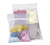 Metaltex Juego 2 Bolsas para Lavadora, Nailon, Blanco, 32x47cm y 45x75cm, 2