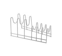 Metaltex lido olla tapa plana 28 x 16 x 14 cm, metal, plata, 14 x 16 x