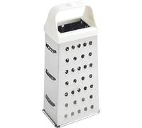Metaltex Rallador 4 Caras INOX. pequeño, Acero Inoxidable, Plateado, 21.4 cm
