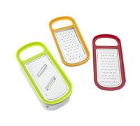 Metaltex Rap Box - Rallador con recipiente 3 en 1 | Con cepilladora, 2 cabezales de rallador