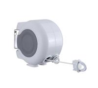 Metaltex Tendedero retráctil de 30 m, Blanco