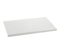 Metaltex - Tabla de cocina, Polietileno, 50 x 30 x 2 cm. Polietileno PE-500 Con pies antideslizantes. Colores ; Negro , Blanco o Marron. Black/white/brown