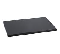 Metaltex - Tabla de cocina, Polietileno, 50 x 30 x 2 cm. Polietileno PE-500 Con pies antideslizantes. Colores ; Negro , Blanco o Marron. Black/white/brown