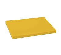 Metaltex Tabla Profesional de Cocina Corte, Polietileno, color Amarillo, 33 x 23 x 2 cm