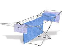 Metaltex Tendedero Horizontal, Acero, Gris, 20 m, Capri