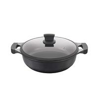 Metaltex XPERT- Cacerola Baja Aluminio Fundido, 34 cm, Antiadherente ILAG 3 capas, Full Induction Válido para Todo Tipo de Cocinas