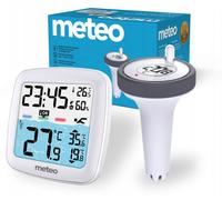 METEO TB2N: Termómetro para piscinas – Sensor de temperatura de agua inalámbrico con pantalla LCD e indicador meteorológico