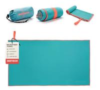 meteor Toalla Microfibra Secado rápido Ultra Ligero Absorbente - Ideal para Deporte Yoga Viajes Playa Campamento Baño para Niños, Hombres y Mujeres - Varios Tamaños y Colores (42x55cm, Turquesa)