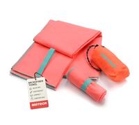 meteor Toalla Microfibra Secado rápido Ultra Ligero Absorbente - Ideal para Deporte Yoga Viajes Playa Campamento Baño para Niños, Hombres y Mujeres - Varios Tamaños y Colores (80x130cm, Rosa)