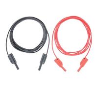 Metrel S 2012 - Juego de cables de prueba de seguridad (10 m, 1 unidad), color rojo y negro