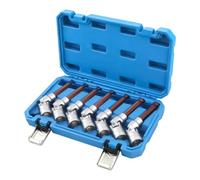 Metric Hex Socket Set Heavy-Duty Tight Fit Secure Grip with Case | Allen Wrench Set Vehicle Tool for Crafting Technicians Mechanics Professionals Home Garage