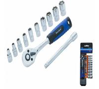 Métrico Enchufe 0.6cm Trinquete Extensiones Barra Set 4mmA 13mm 12pc 01504