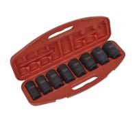 Métrico Juego de Brocas Impacto 8pc Profundo 1.9cmSq Drive En Funda Almacenaje