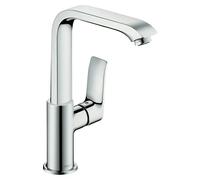 Hansgrohe Grifo monomando para lavabo Metris 230, 230 mm, sin vaciador automático, cromo, 31081000