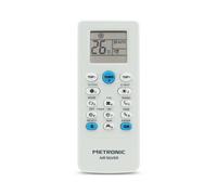 Metronic 495348 - Mando a Distancia Universal para Aire Acondicionado, Mando Universal Aire Acondicionado búsqueda automática o por Modelo, Timer, 5 Modos de Funcionamiento, Blanco