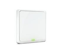 Metronic 495712 - Interruptor Inteligente inalámbrico sin Cable Zigbee/Wi-Fi, 3 acciones programables para casa Inteligente, Blanco