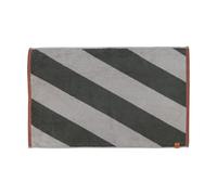 Mette Ditmer Alfombra de baño Diagonal 50x80 cm Dark olive