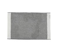 Mette Ditmer Alfombra de baño Grid 50x80 cm Negro-off white