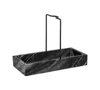 Mette Ditmer Organizador de encimera Marble 12x23.5 cm Black-grey