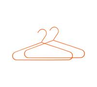 Mette Ditmer Percha Hang-it 2-pack Naranja