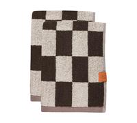 Mette Ditmer Toalla Retro Chocolate. 40x55 cm. Set de 2