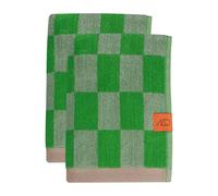 Mette Ditmer Toalla Retro Classic green. 40x55 cm. Set de 2