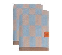 Mette Ditmer Toalla Retro Light blue. 40x55 cm. Set de 2