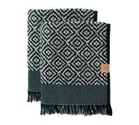 Mette Ditmer Toallas de invitados Morocco 35x55 cm. 2-pack Black-white