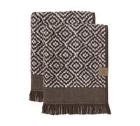 Mette Ditmer Toallas de invitados Morocco 35x55 cm. 2-pack Chocolate-off-white