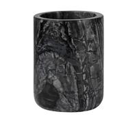 Mette Ditmer Vaso portacepillos Marble 10 cm Negro-gris