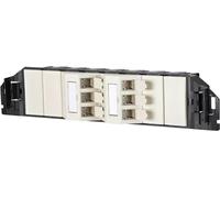 Metz C6A, módulo de 6 puertos, modelo 130B11S60301-E, ángulo de 180°, estándar GB3, color RAL1013, clase EA, 500 MHz