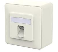 Metz connect 130d370002-i toma de corriente rj-45 blanco