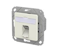 METZ CONNECT E-DAT C6A IDC - Lata de 1 puerto, color blanco