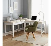 MEUBLE Cosy Sillas de Escritorio Sillones de Oficina Giratoria con Reposabrazos para Estudio en Tela, Verde