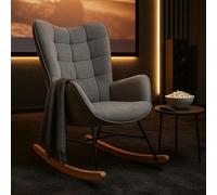 MEUBLE COSY Sillas de Gran Tamaño de Salón Escandinavo en Tela con Respaldo Alto y Reposabrazos