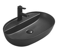 Mexen Adel lavabo sobre encimera 60 x 41 cm, negro mate - 22166085 15881 5907709157934