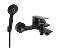 Mexen Alexa R40 grifo de bañera con set de ducha, negro - 7123R40-70 5957 5907709198821
