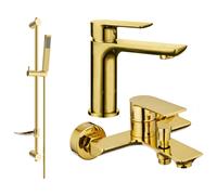 Mexen Alfa DF02 conjunto de bañera, dorado - 745703DF02-50 5229 5907709182592