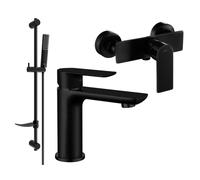 Mexen Alfa DF72 juego de ducha, negro - 745704DF72-70 5240 5907709182813